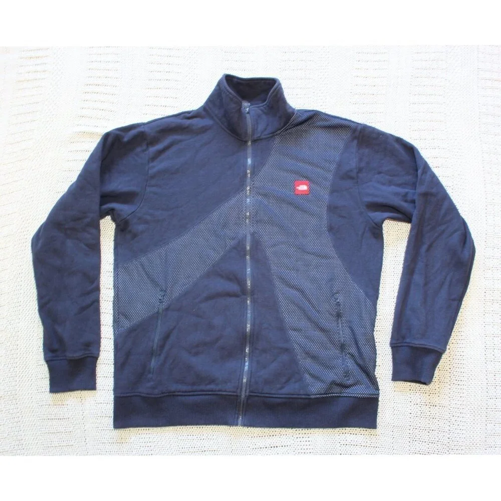 The North Face Men's Jacket Size XXL Blue Long Sleeves Full Zip Pockets Winter